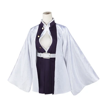

Kanroji Mitsuri Cosplay Costume Demon Slayer Cos Kimono Uniforms Outfit H