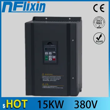 

380v 15kw VFD Variable Frequency Drive VFD Inverter 3HP Input 3HP Output Frequency inverter spindle motor speed control