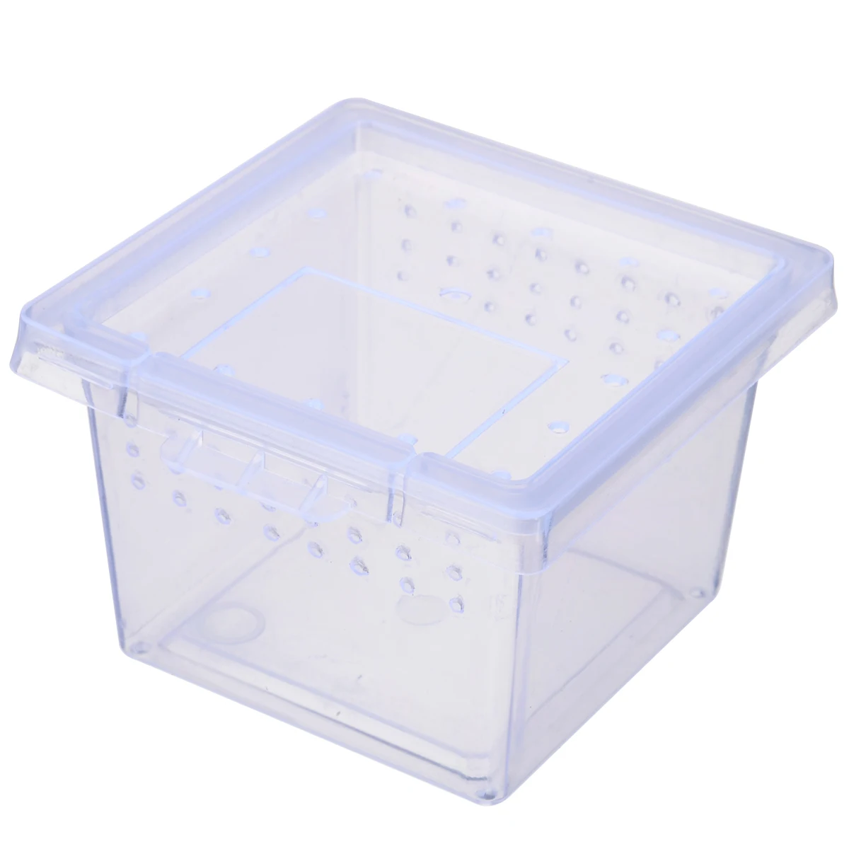 Clear Plastic Insect Reptile Box Spider Snake Transport Breeding Feeding Case