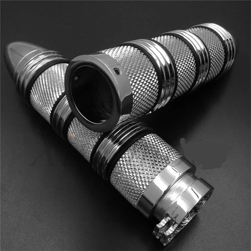 BDJ для Harley 25 мм металлические алюминиевые хромированные мотоциклетные ручки для скутера