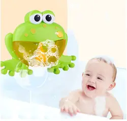 Пузырьковые лягушки Ванная комната для детей водные игрушки забавная Ванна чайник бассейн Ванна для купания Автоматическая пузырчатая