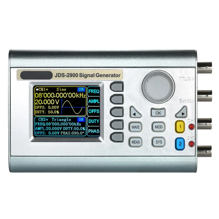 JDS2900 15 МГц генератор сигналов цифровой контроль DDS двухканальный произвольный частотомер JDH99