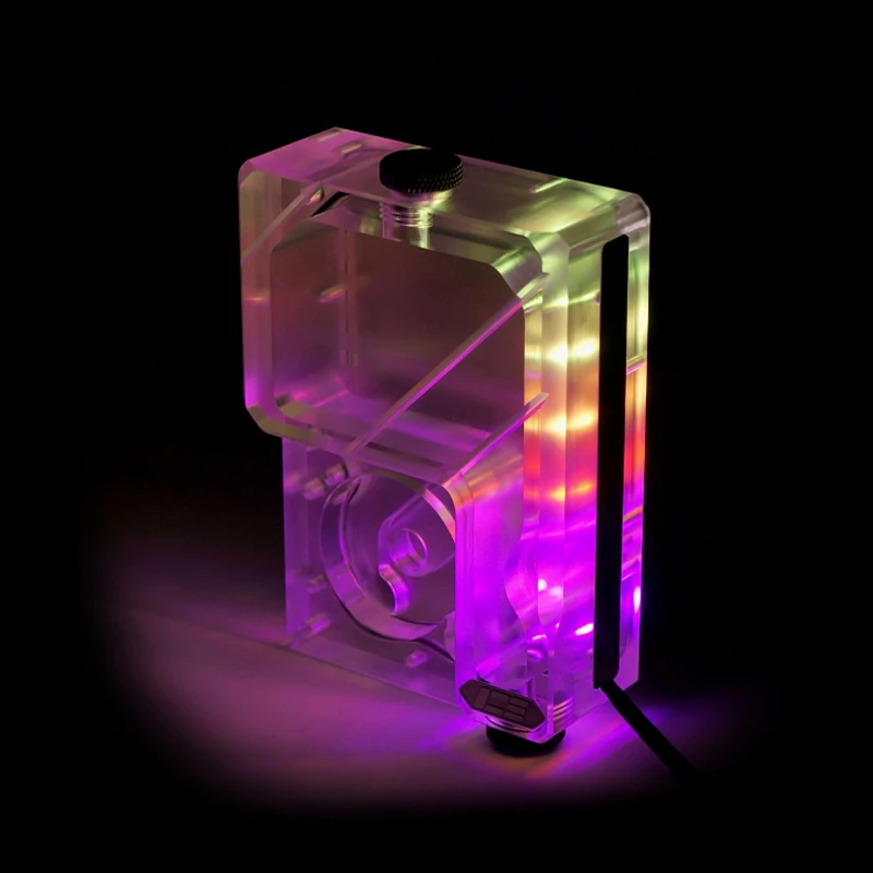 ml de Volume Iceman Cooler Ncase v5 v6 Usado Profissionalmente Ddc Reservatório Argb Transparente Suporte Aura Placa-mãe 145 m1 v4 - Imagem 2