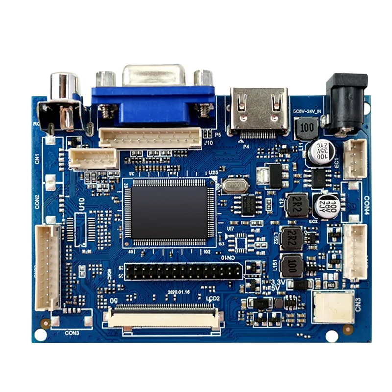Плата драйвера для 7-дюймового ЖК-дисплея 1024X600 с платой монитор Raspberry Pi Поддержка