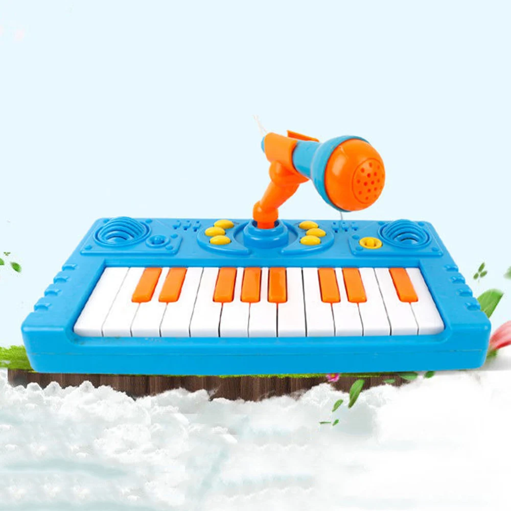 Commissie Botanist Rechthoek 21 Keys Kids Cartoon Elektronische Piano Speelgoed Interactieve Peuter  Piano Toetsenbord Baby Piano Muzikaal Speelgoed Met Microfoon Voor  Kind|Elektronisch Orgaan| - AliExpress