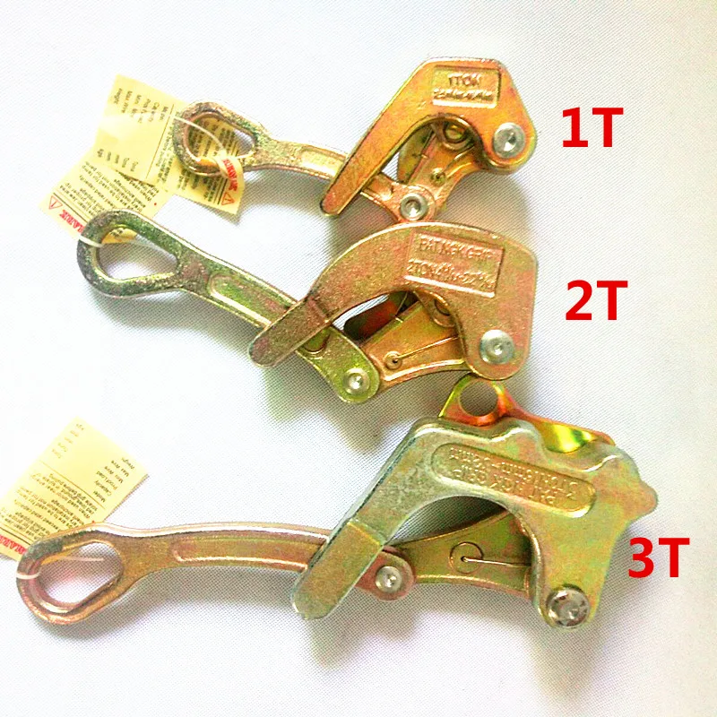 Wire Grip Cable Wire Rope Haven Grip Jaw Puller Pulling 1-3Ton