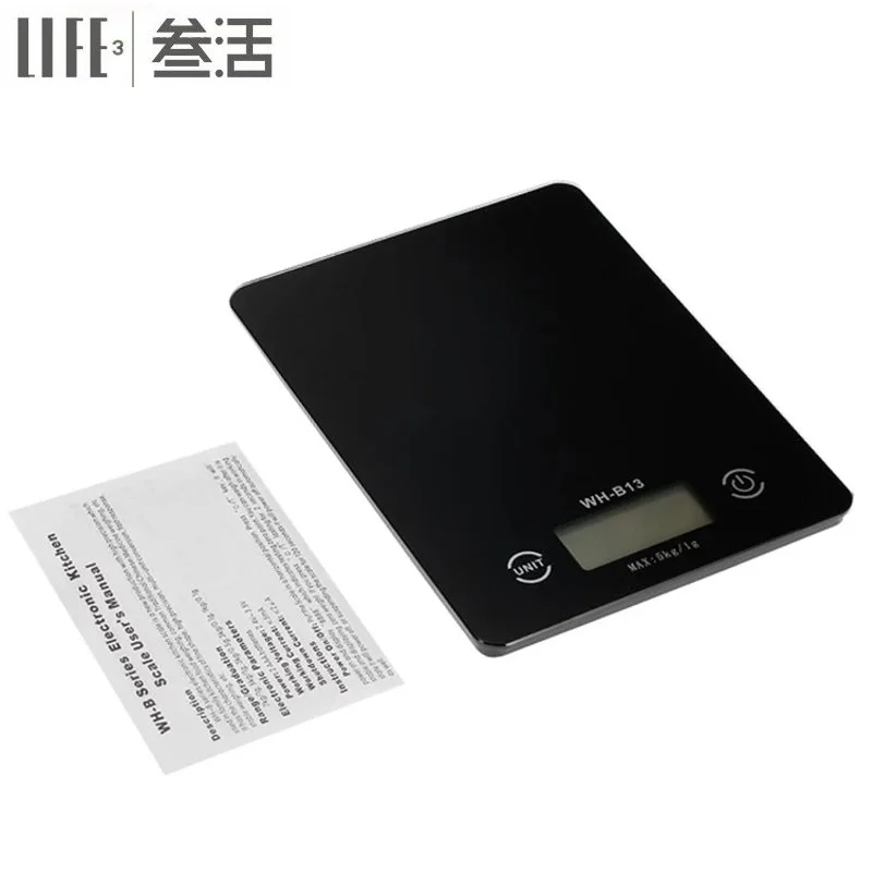 

3Life 5KG/1G Touch Screen Kitchen Food Scale LCD Backlight Digital G/LB/OZ for Baking Cooking Tare Function Youpin
