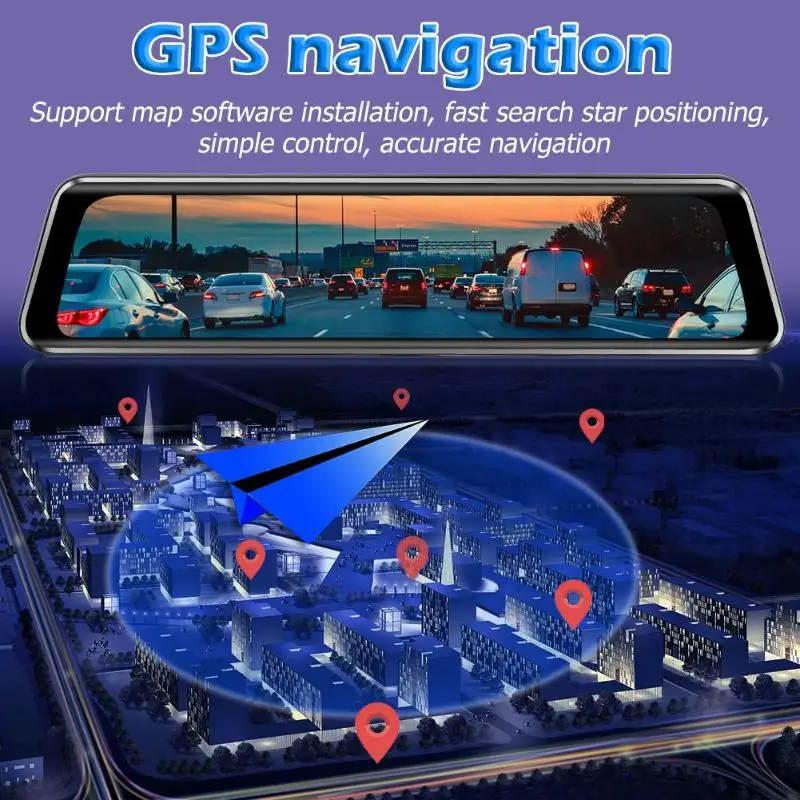 Phisung Z66 4G Android 8,1 11,66 дюймов 1080P HD Автомобильный видеорегистратор Камера заднего вида Зеркало WiFi gps FM Bluetooth видеорегистратор автомобильные аксессуары