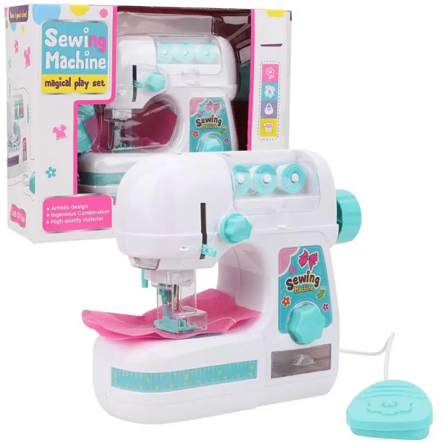 Electric Sewing Machine Toys Educational Interesting Toy for Kids Girls Children Housekeeping Toys