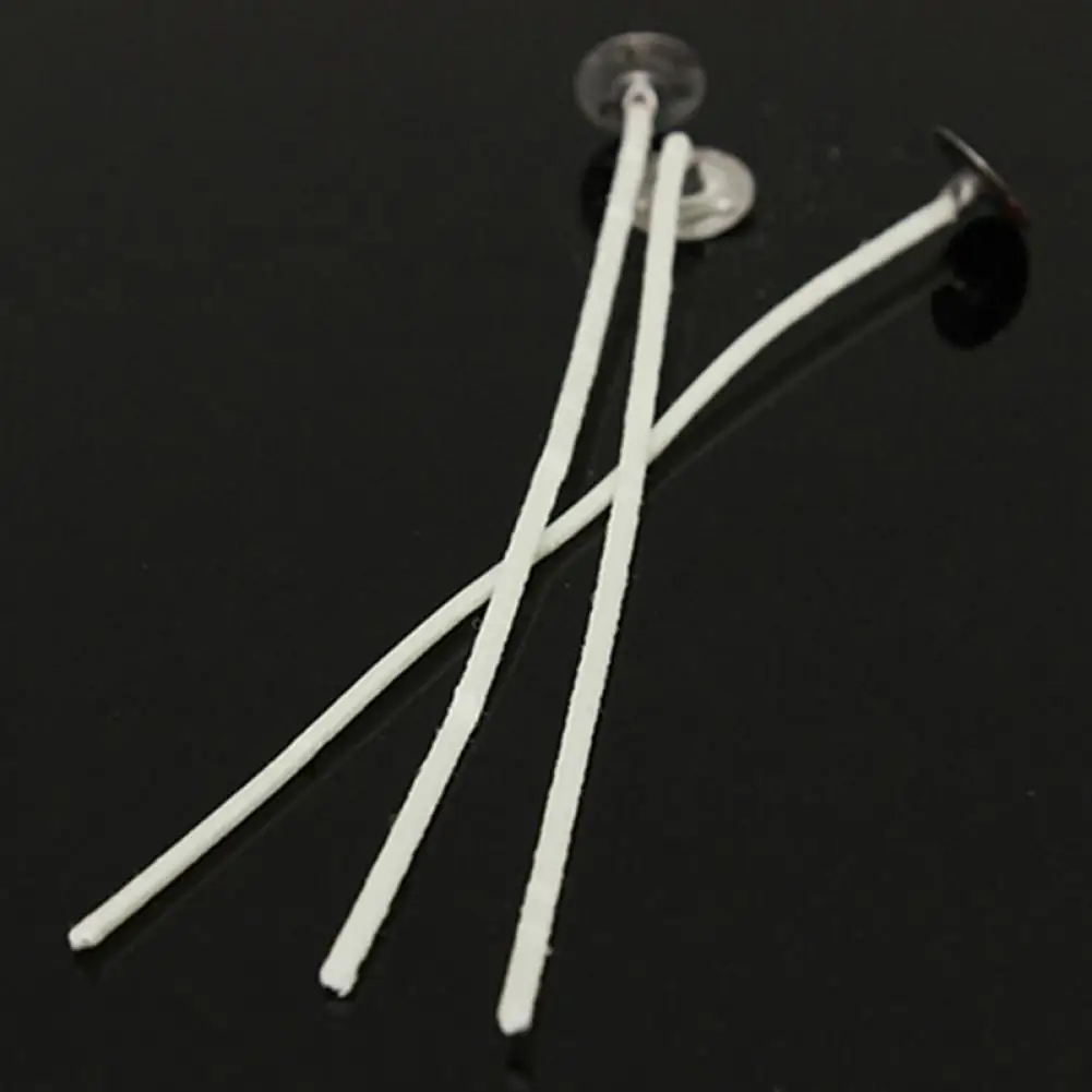 Candle Wicks Cotton Core Waxed Wick- with Sustainer for Candle Making Waxed Cotton Wicks Home Decorative