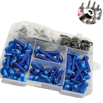 

For Yamaha Tenere 700 TENERE XT1200Z SUPER TENERE FZ600 Universal Motorcycle Fairing Bolts Nuts Kit Body Fastener Clips Screw