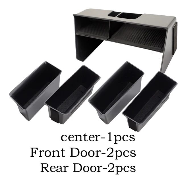 For Golf 8 MK8 2020 Car Center Console Storage Box Tray Divider Organizer Box Container Holder 5pcs