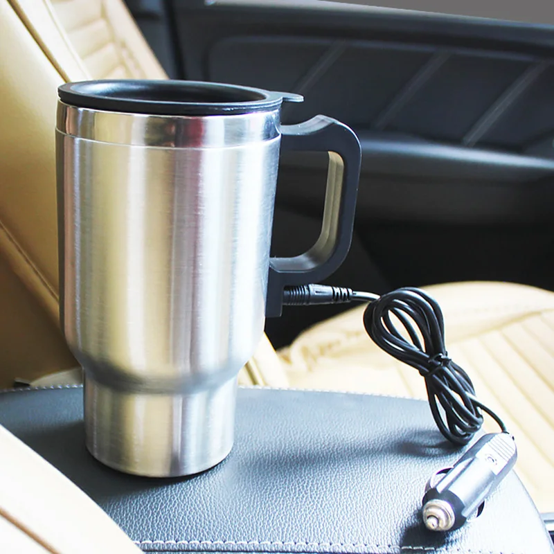 120 Вт 500 мл автомобильный нагреватель Бутылка чайник чашка кофе стакан с кабелем прикуривателя