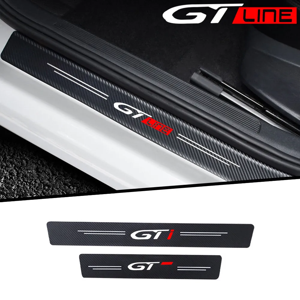 4 шт. автомобильные наклейки для Peugeot gt gti gtline 107 207 307 508 5008 3008 208 2008 308 аксессуары |