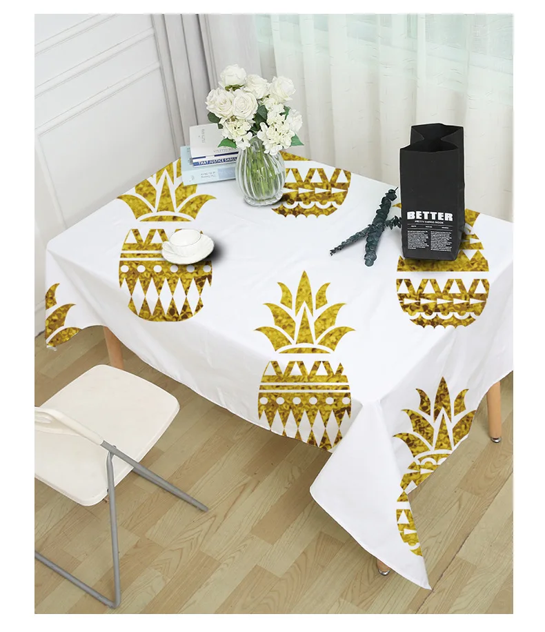 Современный минималистичный обеденный стол в Европейском стиле, прямоугольный журнальный столик, скатерть для гостиной, стол для книг