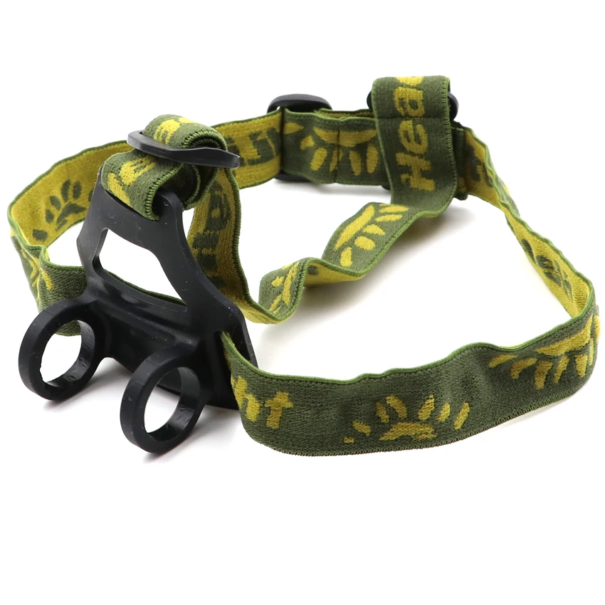 Head Mounted Flashlight Headband Head Strap Band Adjustable Elastic Belt Mount Holder for H04 S2 S2+ 18650 LED Flashlight