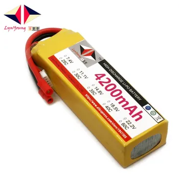 

14.8V 4200mAh 25C 30C 35C 40C 4S Lipo Battery For RC Boat Car Truck Drone Helicopter Quadcopter Airplane UAV