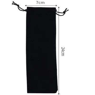 Flannelette bags-7 Многоразовая металлическая соломинка для питья из нержавеющей стали 304, соломинки для питья, прямые согнутые соломинки с мешочком для очистки, соломинки оптом - Цвет: Flannelette bags-7