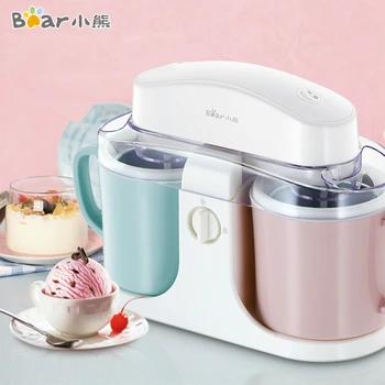 

JRM0144 Household Ice Cream Machine Automatic Doulbe Bucket Popsicle Machine Home Kitchen Appliances 1L Small Mini Homemade