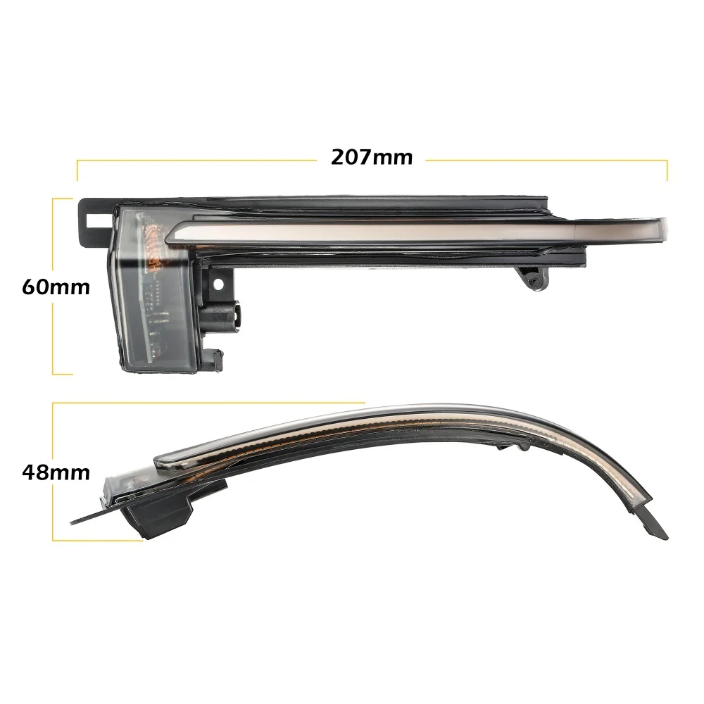 Tanie 2 sztuk dynamiczny migacz światło lustrzane dla Audi A4 A5 B8 A3 8P Q3 A6 C6 4F S6 kierunkowskaz led korzystając z łączy z boku wskaźnik migający SQ3 A8 D3 8K