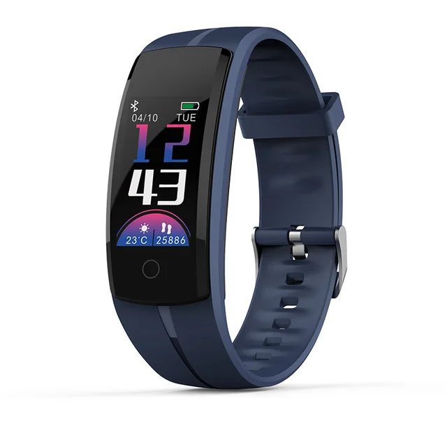 OLOEY smartbracelet QS100 фитнес-трекер цветной экран умный Браслет ...