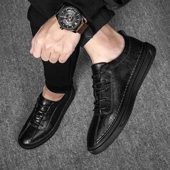 

XM16 Board shoes men's casual shoes Korean style fashionable British youth versatile shoes men's trendy shoes men's shoes black