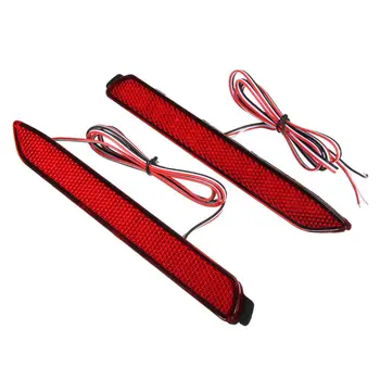 

Auto Brake Light 2Pcs Red Rear Reflector Lamp Lens For Lexus IS-F GX470