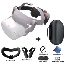 Sangle Halo ajustable pour Oculus Quest 2 Elite 100%, adaptée à la tête, confortable, accessoires pour casque Fiit VR T2 
