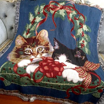 

Nordic Lovely Cartoon Throw Blanket Multifunction Travel Decor Slipcover Sofa Soft Sheet Blankets Bedding Mantas Para Cama LA460