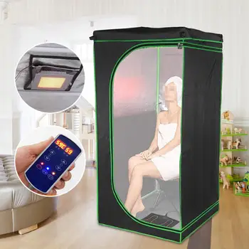 

Household Larger Sauna SPA Tent EU Plug 220V Portable Folding Sauna Cabin Skin Spa Therapy Weight Losing Steamer Facial Care