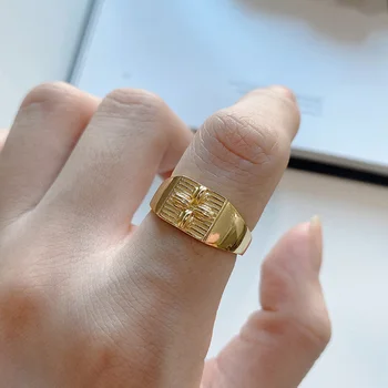 

925 Silver Cross Flower Rings Jewelry Minimalism Charm Anel Bohemia Jewelry Vintage Boho Bague Femme Anelli Ring for Women