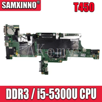 

For Lenovo ThinkPad T450 notebook motherboard mainboard AIVL0 NM-A251 i5-5300U DDR3 100% test work FRU 00HN525 00HN529 00HT726