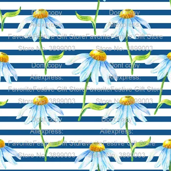 

Blue Flower Stretch Fabric DIY Sewing Patchwork Quilting Handmade Baby Home Decor Textile Bedding Blanket Sheets Tissus Tilda
