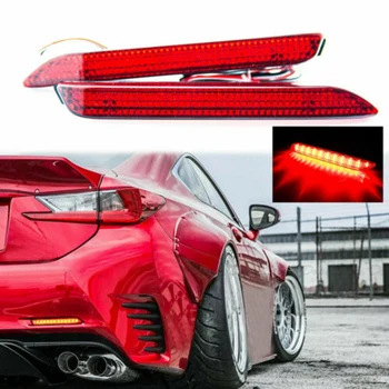 

2Pcs LED Rear Bumper Light Reflector Brake Light for Toyota Sienna Matrix Venza Avalon Lexus RC250 RX300 GX470 NX200T