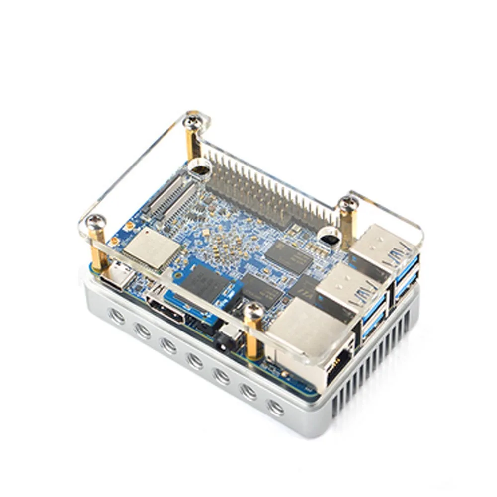 NanoPi M4 2 ГБ/4 ГБ DDR3 Rockchip RK3399 SoC 4G & 5G двухдиапазонный WiFi + Bluetooth 4 1 поддерживает Ubuntu Android