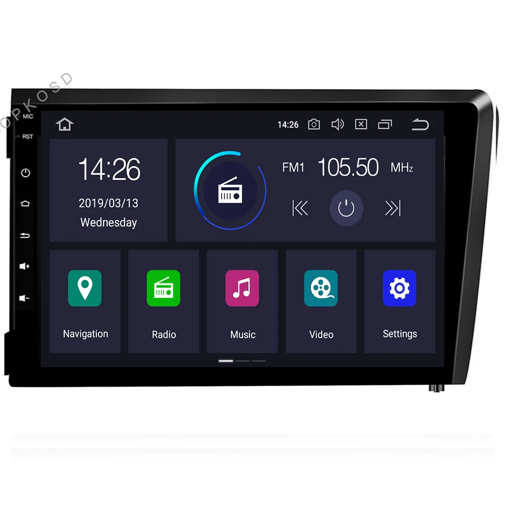 Автомобильный мультимедийный плеер IPS DSP 8 ядер 4 Гб 64 2Din Android 10 0 DVD GPS аудио для VOLVO S60