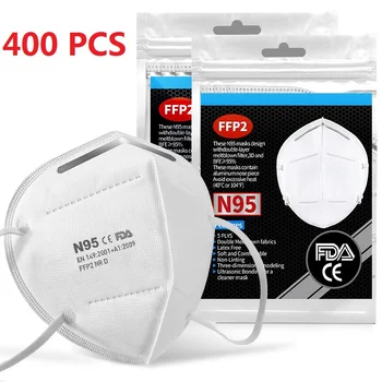 

10-400 Mascarillas Face Mouth Mascarillas Filter Effect Anti-Dust Earloops Mascarillas Mondkapjes 5-layer Mask