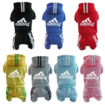 

Pet Clothes For Dog Cat Puppy Hoodies Coat Winter Sweatshirt Warm Hoodies Dog Outfits Dog Jacket Pet Four-Legged Clothes