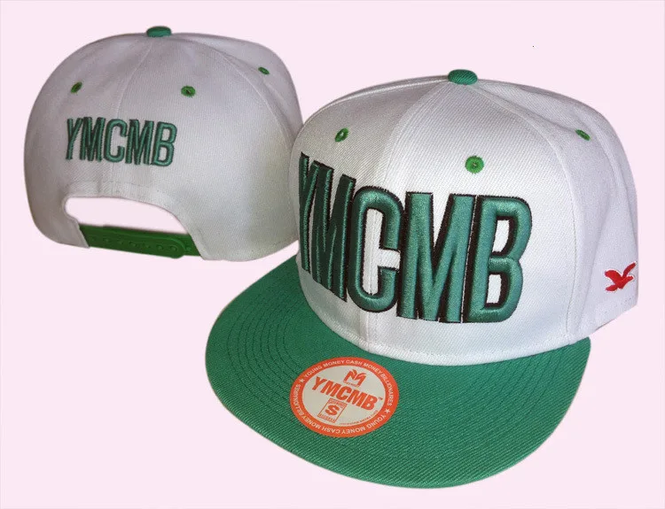 YMCMB Snapback шляпы высокого качества модные дизайнерские женские мужские Регулируемые оснастки кепки и шляпы ny дешевые спортивные бейсболки - Цвет: color 6