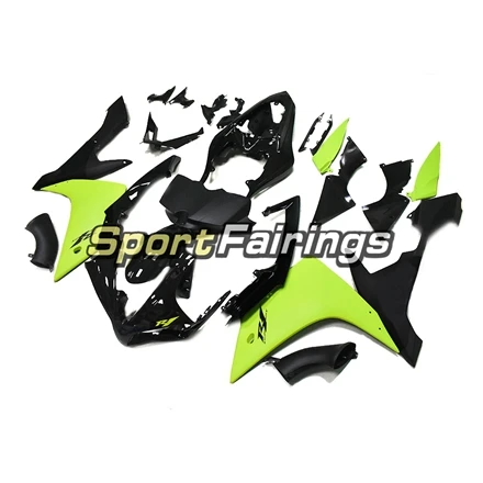 Панели для Yamaha YZF1000 2007 2008 корпус работы ABS пластик впрыска Обтекатели мотоцикл R1 07 08 наборы тела Черный Зеленый корпуса