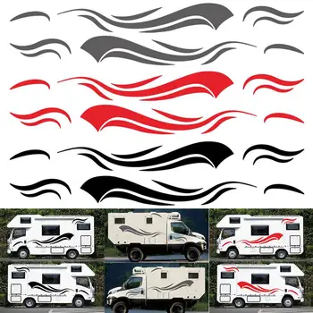 

Vinyl Stripes Graphics Stickers Decals Camper Van Car Decal Stickers Auto Stripes Sticker and Decals Motorhome Car Stripes Decal