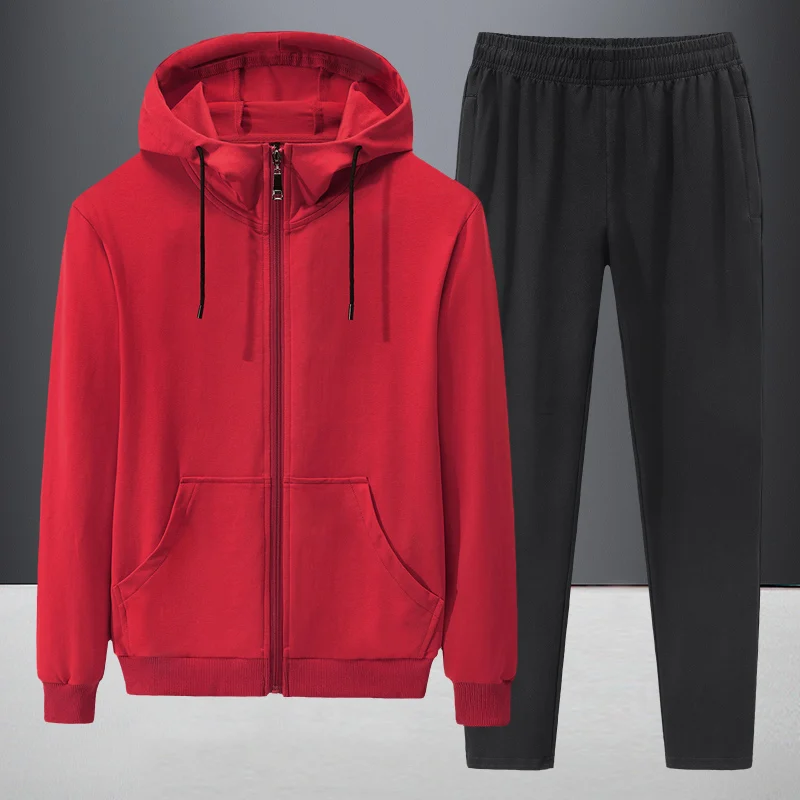 Quality Tracksuit Men 2020 Autumn Sportwear Fashion Mens Hip Hop Set 2PC Zipper Hooded Sweatshirt Jacket+Pant Suit Plus Size 8XL Quality Tracksuit Men 2020 Autumn Sportwear Fashion Mens Hip Hop Set 2PC Zipper Hooded Sweatshirt Jacket+Pant Suit Plus Size 8XL