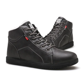 

Fashion casual men's boots Zhongbang retro men's shoes Martin boots warm cotton boots men's casual boots winter boots men