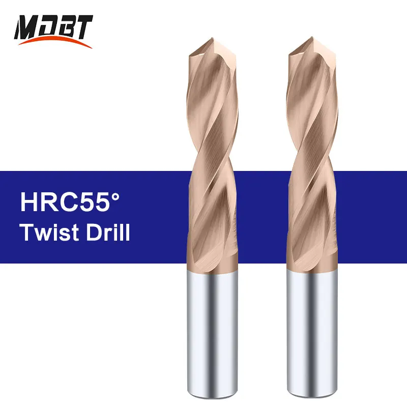 Solid Carbide Twist Drill 1mm - 10mm CNC Lathe Drilling Tools Metalworking Bits Twist Bit HRC55 Straight Handle Drill sanai tungsten carbide drill bit 1mm 20mm hrc45° hrc55° hrc65° twist drill bit cnc lathe drilling tools metalworking bits