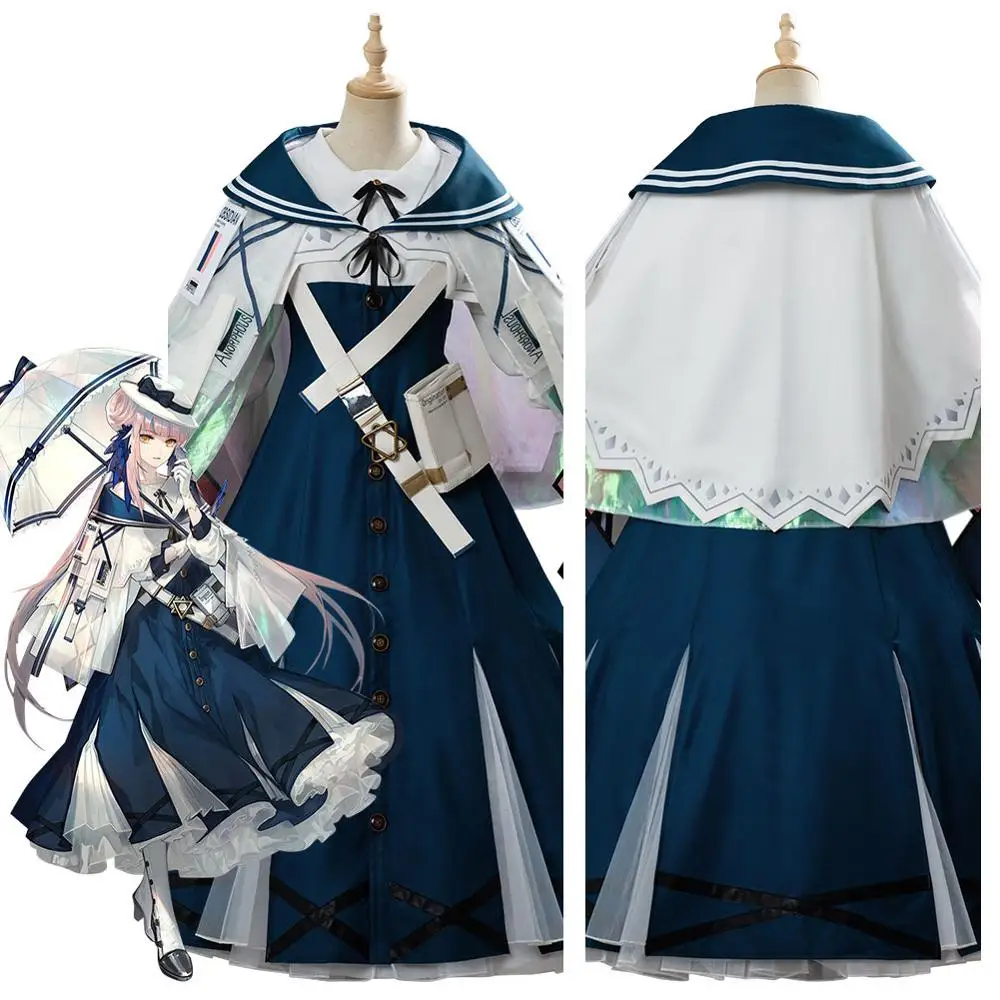 

Game Arknights Cosplay Ceylon Costume Dress Full Set Women Girls Halloween Carnival Costumes
