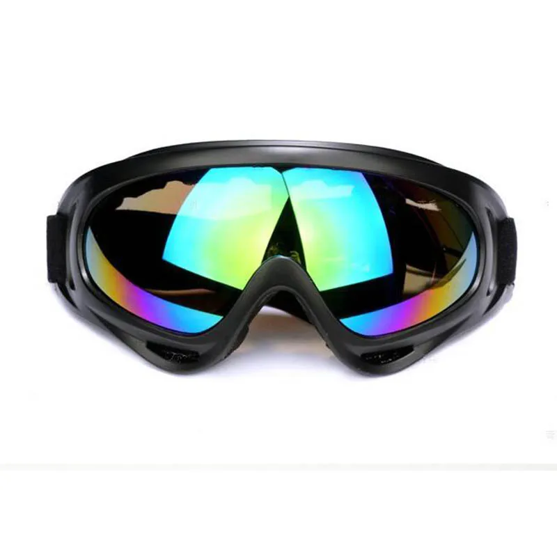 Мото анти-УФ поляризованные солнцезащитные очки Воздушный пистолет велосипед мотоцикл очки Спорт на открытом воздухе - Название цвета: Colourful