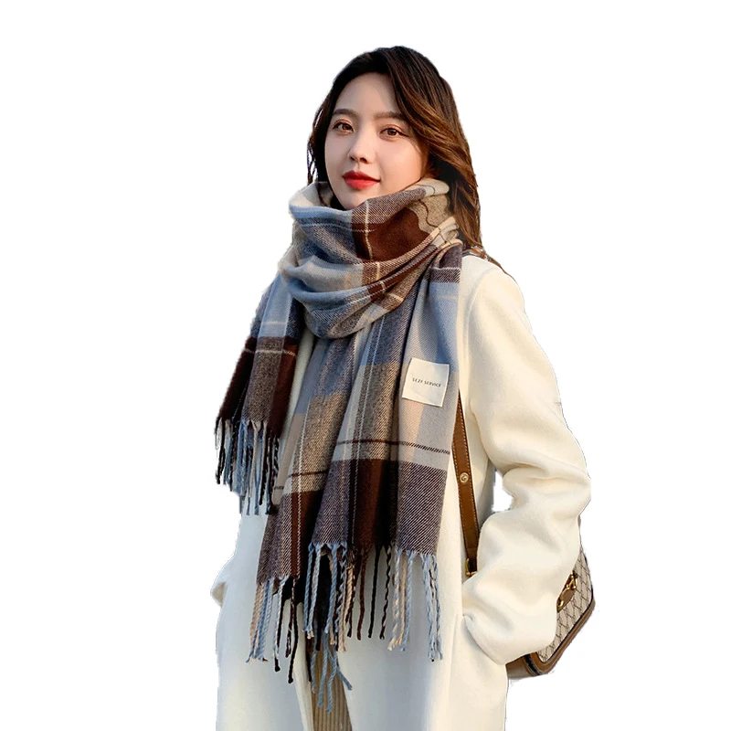 WTAPS 24AW Wrap Scarf Cotton スカーフ woogwin Women's Cotton Scarves Lady Light Soft Fashion Solid
