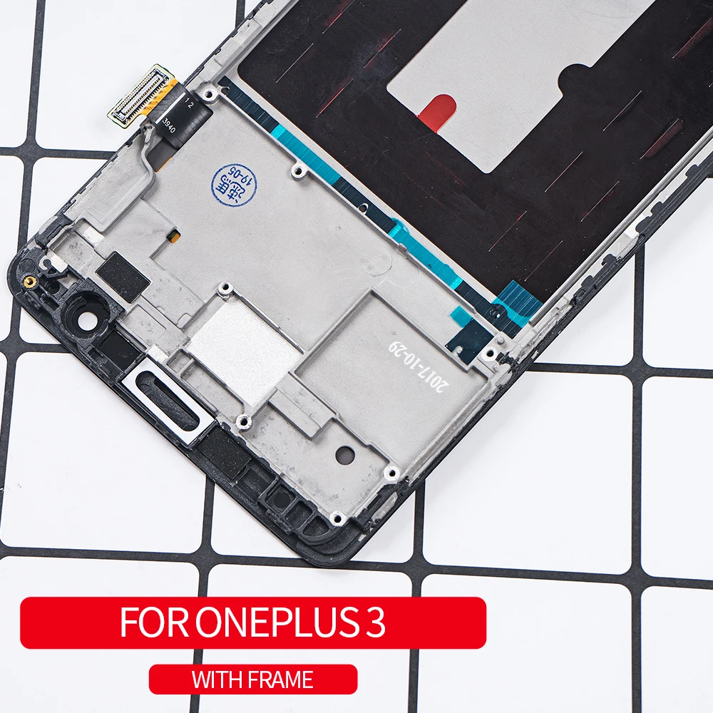 AMOLED 5 &quotЖК дисплей для Oneplus 3 3T ЖК сенсорный экран Рамка дигитайзер A3000 A3003 A3010