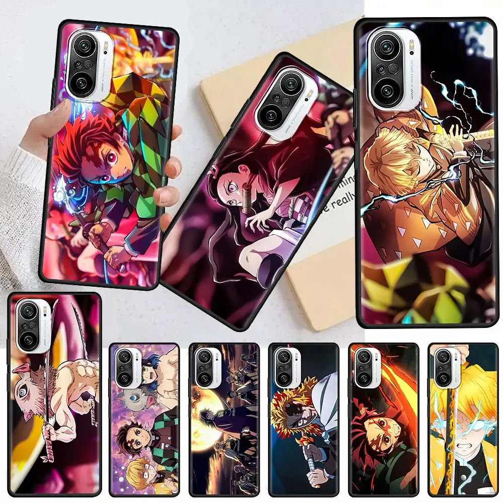Японский мультфильм рассекающий демонов милый чехол мягкий для Xiaomi Redmi Note 9S 9 8 9T 9C