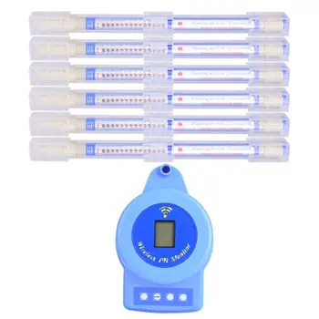 

Multipoint Wireless Digital Acidity Meter Water Quality PH Monitor with 6 Transmitters.